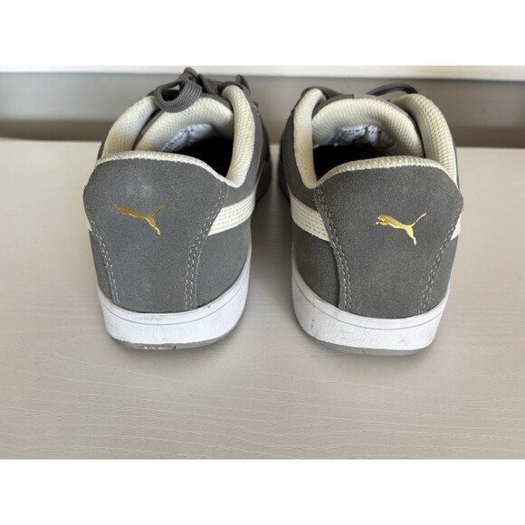 Puma Iconic Suede Women’s Work Size 9.5 Gray Composite Toe Safety Shoes Sneakers - Picture 9 of 11